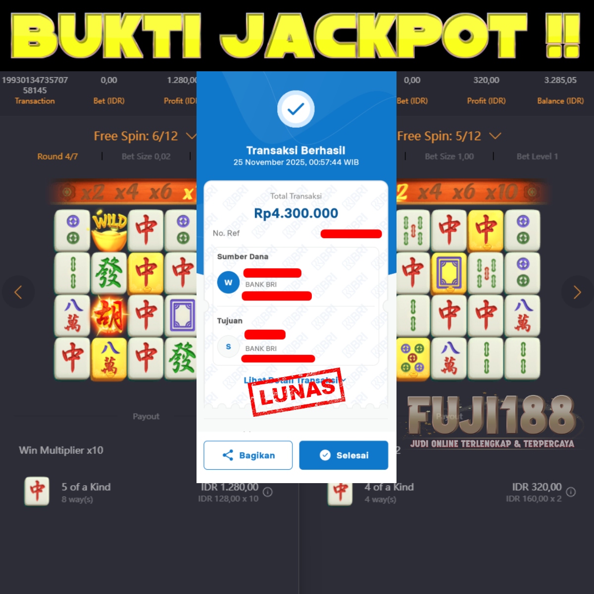 Bukti Kemenangan MAHJONG WAYS
