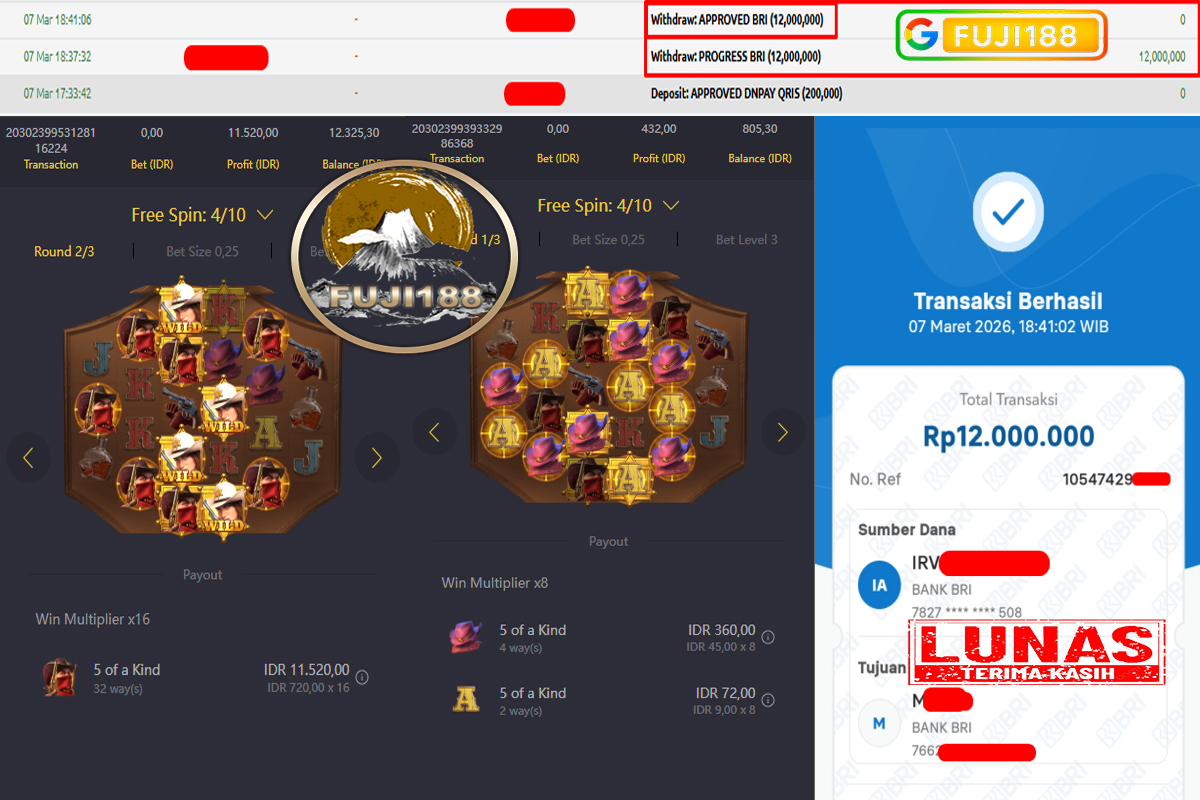 Bukti Kemenangan wild bounty