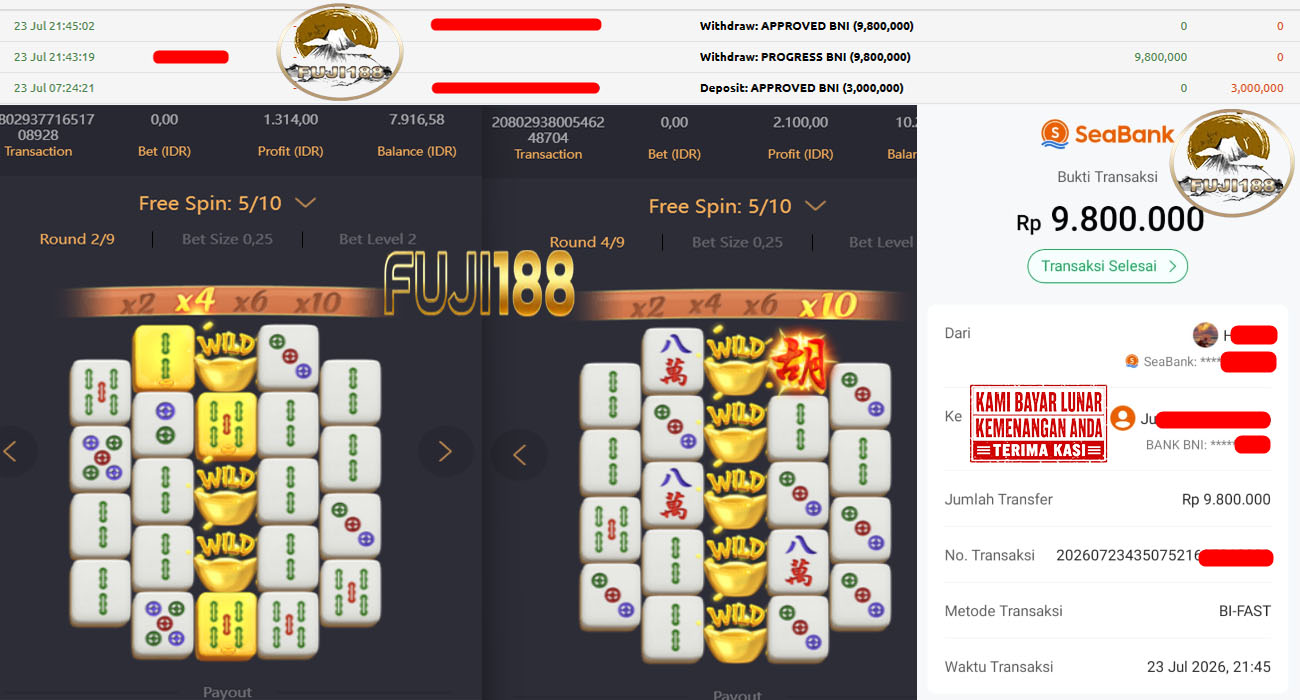 Bukti Kemenangan MAHJONG WAYS 2