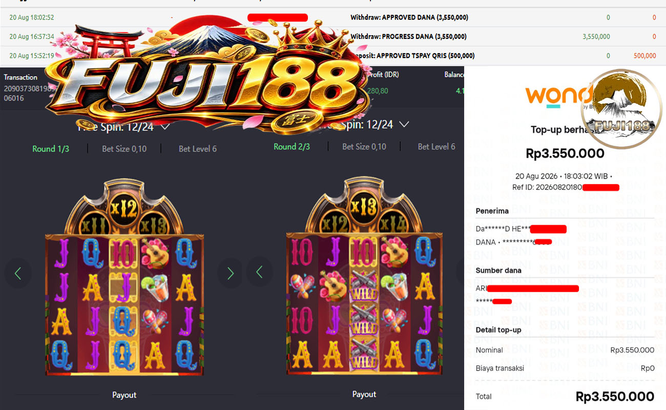 Bukti Kemenangan WILD BANDITO